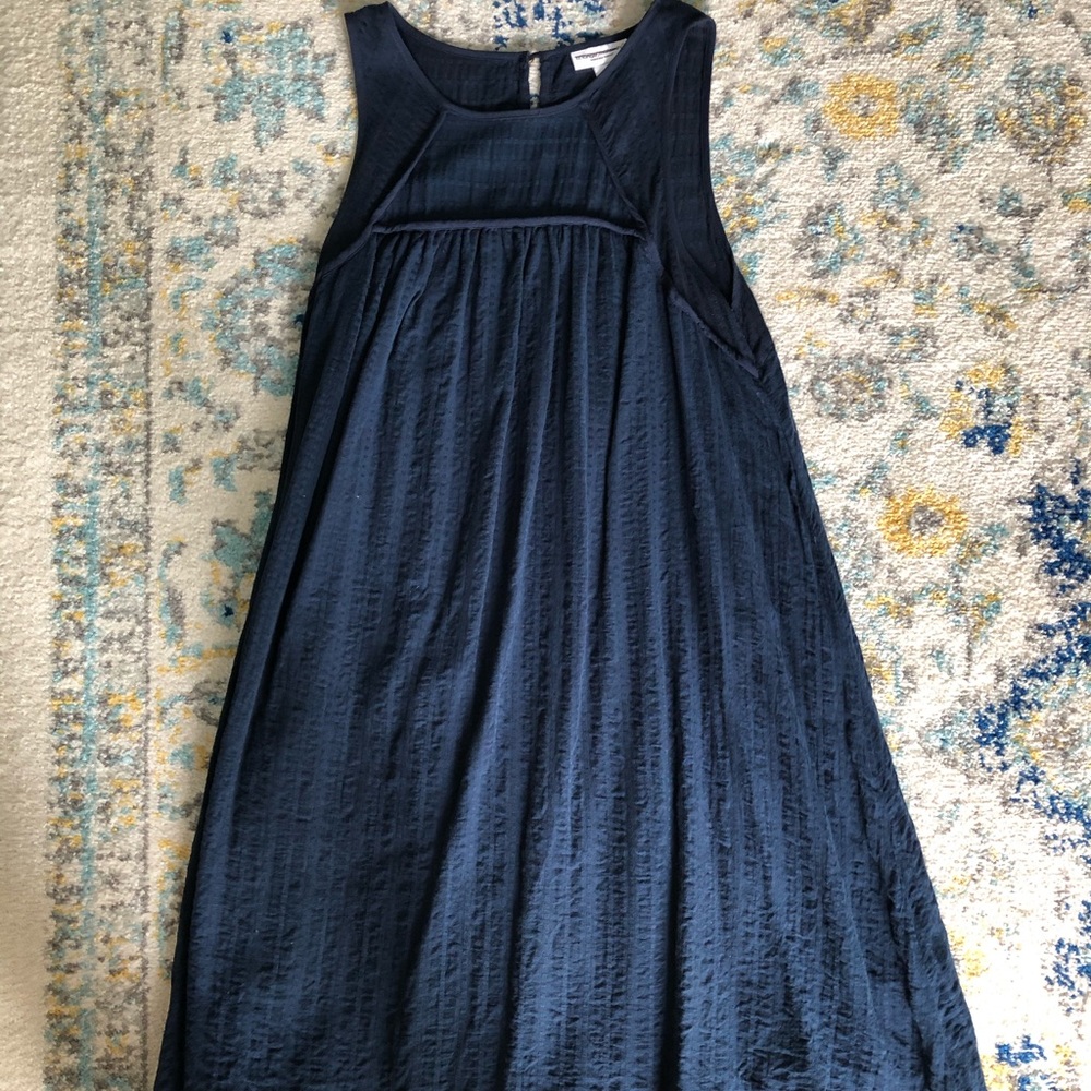 Maternity dress (navy blue)